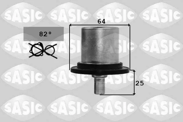 Handler.Part Thermostat, coolant SASIC 3381731 1