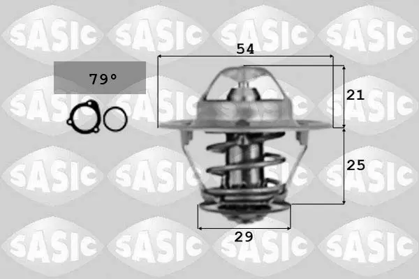 Handler.Part Thermostat, coolant SASIC 4000366 1