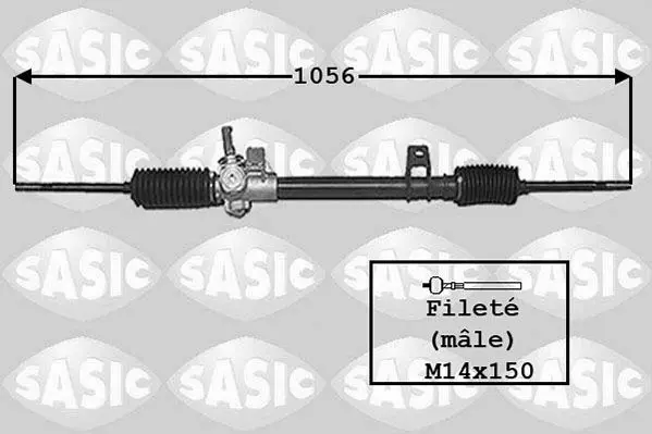 Handler.Part Steering gear SASIC 4006013B 1