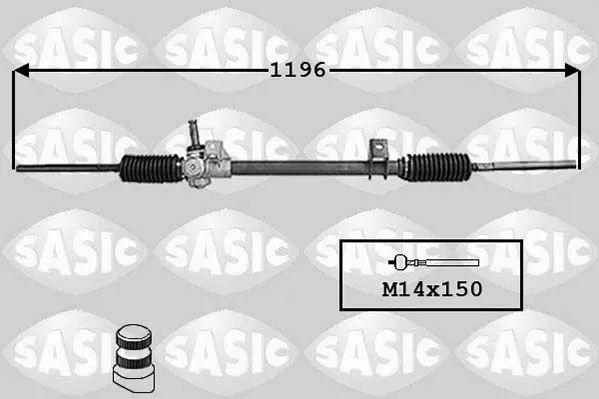 Handler.Part Steering gear SASIC 4006017B 1