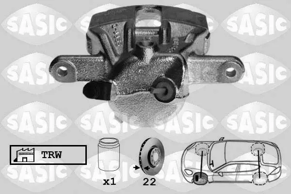 Handler.Part Brake caliper SASIC 6504010 1