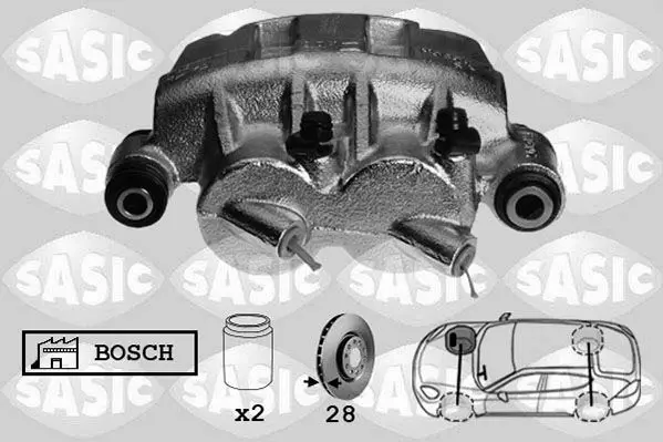 Handler.Part Brake caliper SASIC 6504031 1