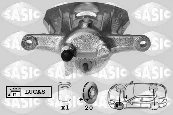 Handler.Part Brake caliper SASIC 6506114 1