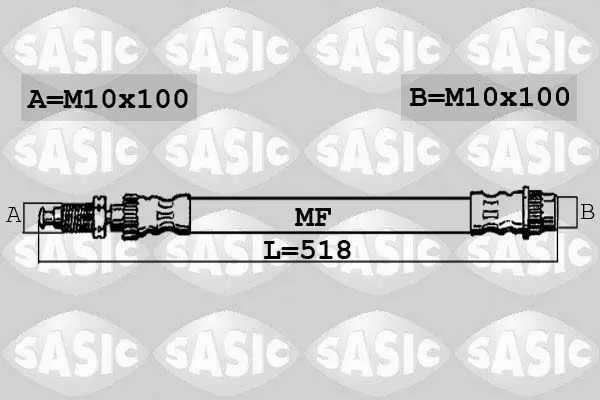 Handler.Part Brake hose SASIC 6600009 1