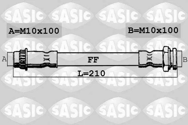 Handler.Part Brake hose SASIC 6600012 1