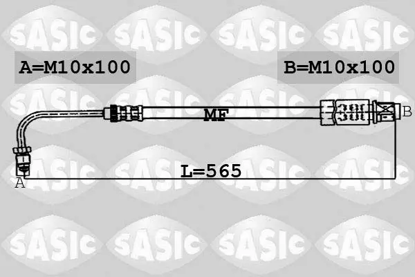 Handler.Part Brake hose SASIC 6600022 1