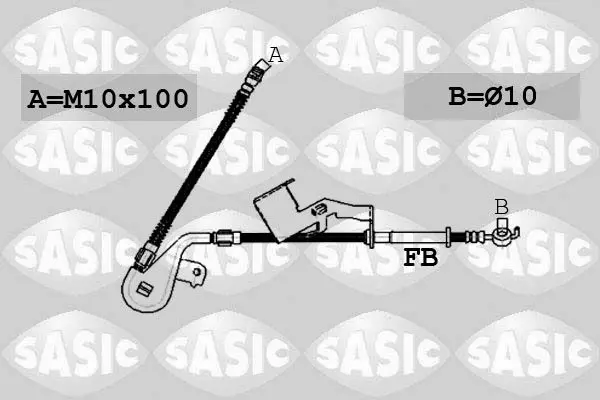 Handler.Part Brake hose SASIC 6600029 1