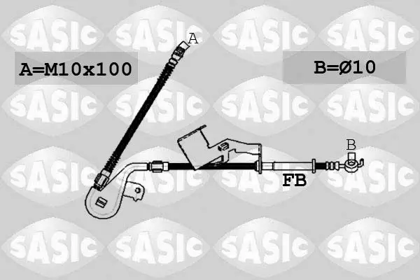 Handler.Part Brake hose SASIC 6600030 1