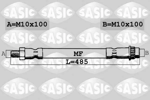 Handler.Part Brake hose SASIC 6604013 1