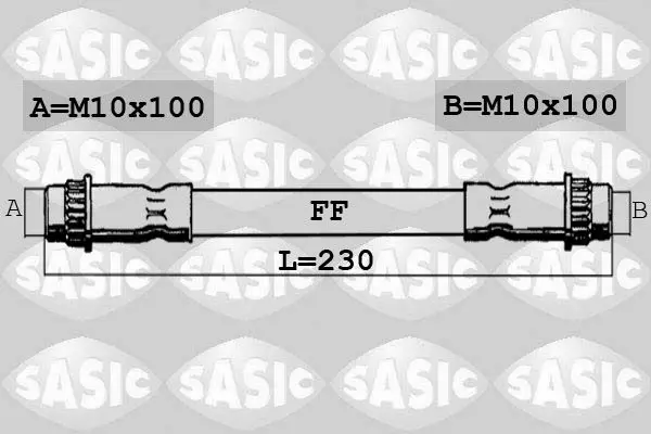 Handler.Part Brake hose SASIC 6604031 1