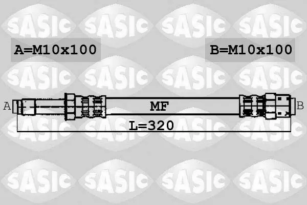 Handler.Part Brake hose SASIC 6606019 1