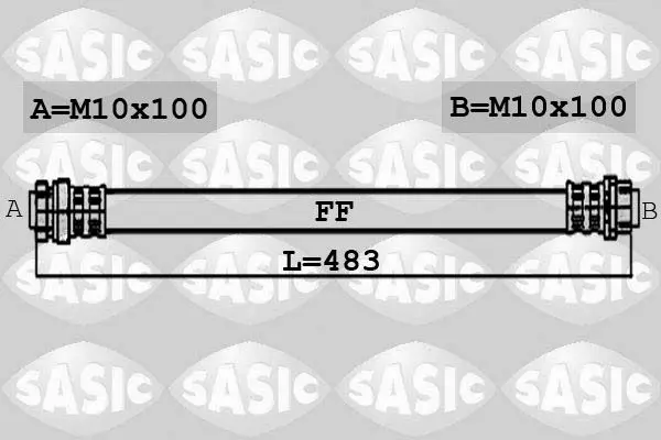 Handler.Part Brake hose SASIC 6606030 1