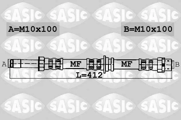 Handler.Part Brake hose SASIC 6606035 1