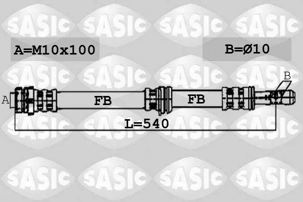 Handler.Part Brake hose SASIC 6606061 1