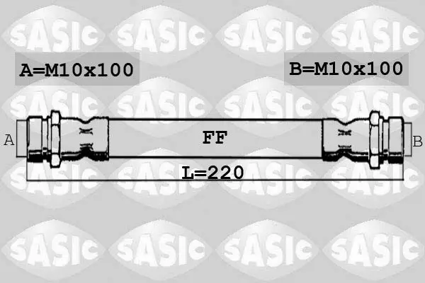 Handler.Part Brake hose SASIC 6606071 1