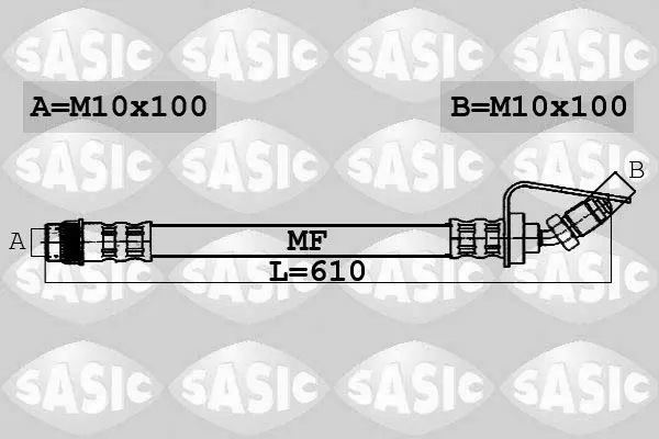 Handler.Part Brake hose SASIC 6606075 1