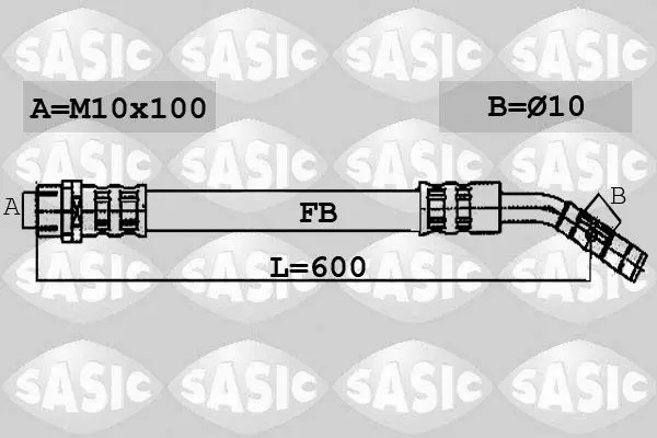 Handler.Part Brake hose SASIC 6606093 1