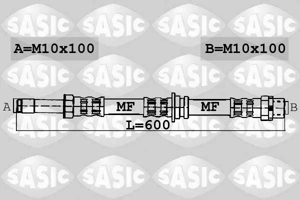 Handler.Part Brake hose SASIC 6606095 1