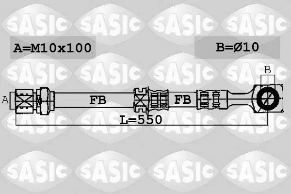 Handler.Part Brake hose SASIC 6606099 1