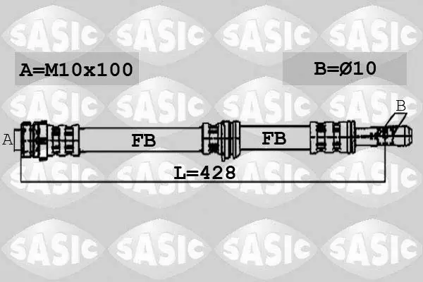 Handler.Part Brake hose SASIC 6606114 1