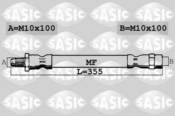 Handler.Part Brake hose SASIC 6606123 1