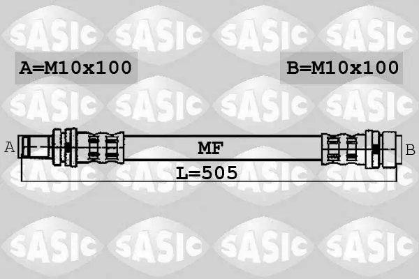 Handler.Part Brake hose SASIC 6606171 1