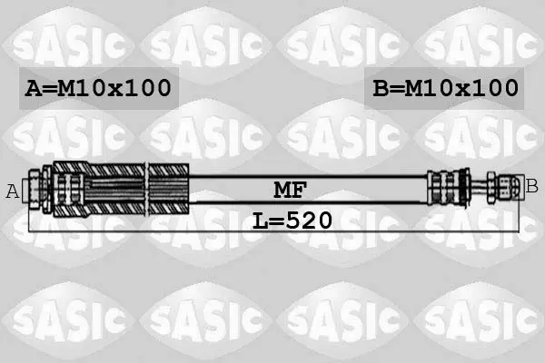 Handler.Part Brake hose SASIC 6606188 1