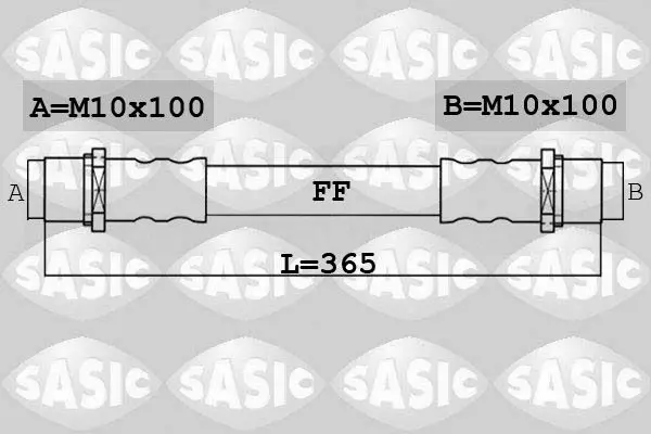 Handler.Part Brake hose SASIC 6606242 1