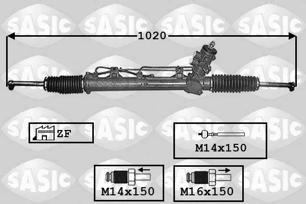 Handler.Part Steering gear SASIC 7006012 1