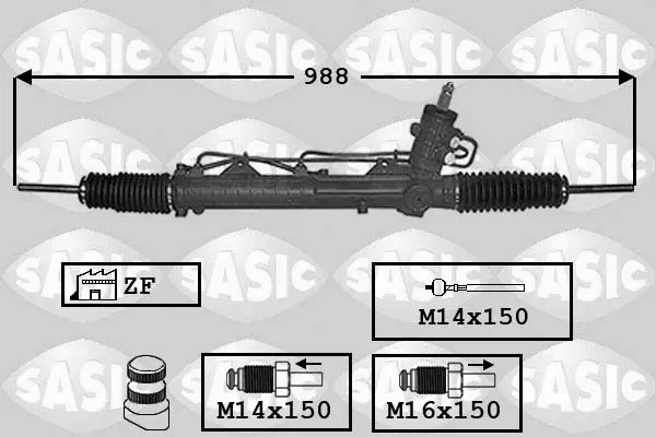 Handler.Part Steering gear SASIC 7006013 1