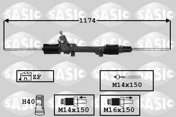 Handler.Part Steering gear SASIC 7006021 1