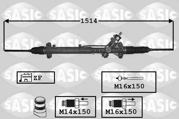 Handler.Part Steering gear SASIC 7006048 1