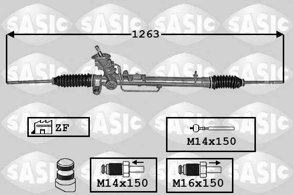 Handler.Part Steering gear SASIC 7006140 1