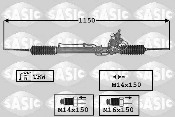 Handler.Part Steering gear SASIC 7006162 1