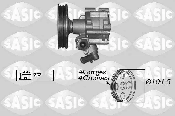 Handler.Part Hydraulic pump, steering system SASIC 7070003 1