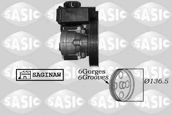 Handler.Part Hydraulic pump, steering system SASIC 7070011 1