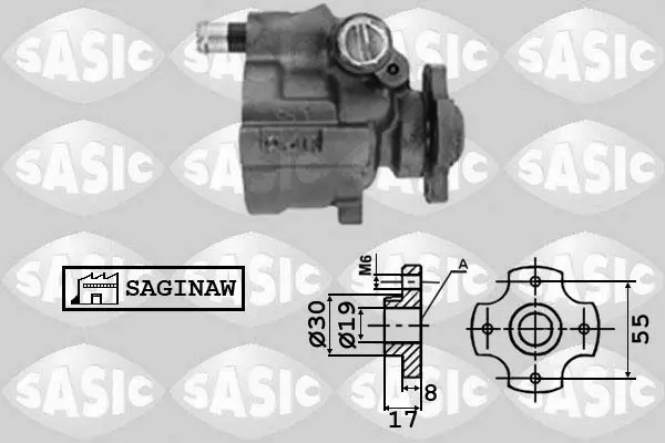 Handler.Part Hydraulic pump, steering system SASIC 7070033 1