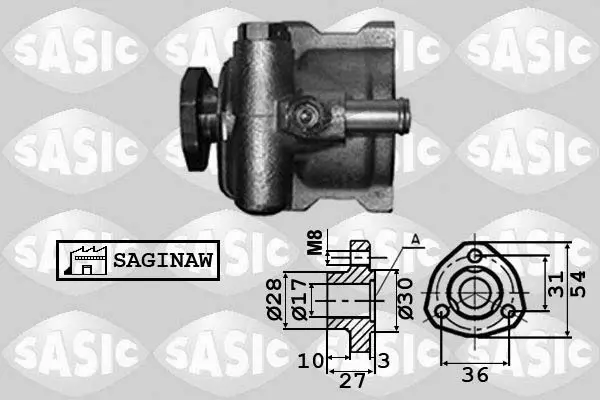 Handler.Part Hydraulic pump, steering system SASIC 7076029 1