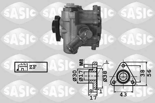 Handler.Part Hydraulic pump, steering system SASIC 7076049 1