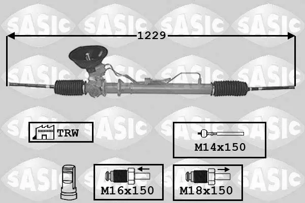 Handler.Part Steering gear SASIC 7174001 1