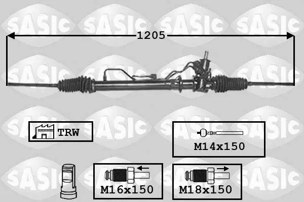 Handler.Part Steering gear SASIC 7174015 1