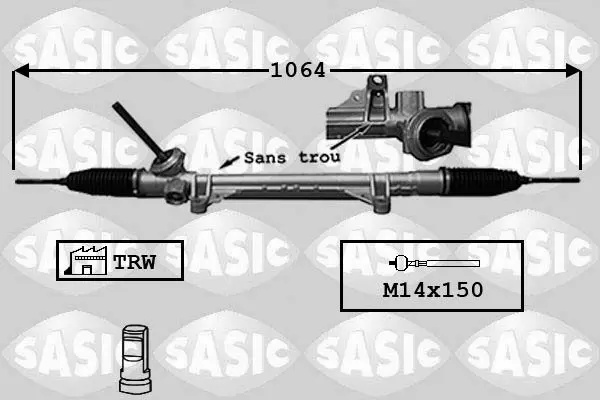 Handler.Part Steering gear SASIC 7174019 1