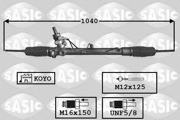 Handler.Part Steering gear SASIC 7176001 1