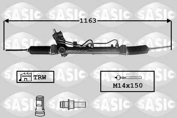 Handler.Part Steering gear SASIC 7176032 1