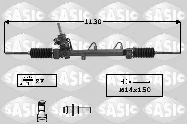 Handler.Part Steering gear SASIC 7176033 1