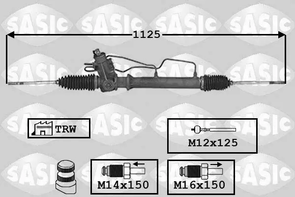 Handler.Part Steering gear SASIC 7176035 1