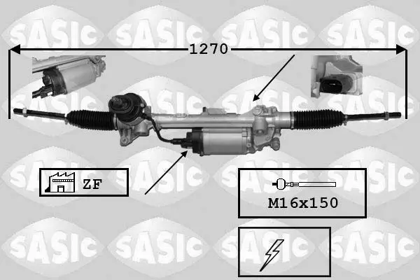 Handler.Part Steering gear SASIC 7176043 1