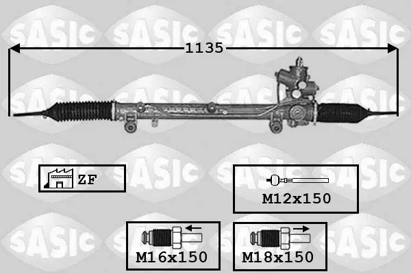 Handler.Part Steering gear SASIC 7176055 1