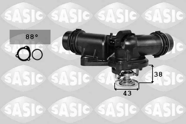 Handler.Part Thermostat, coolant SASIC 9000013 1