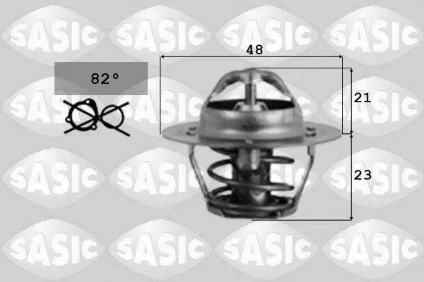 Handler.Part Thermostat, coolant SASIC 9000069 1